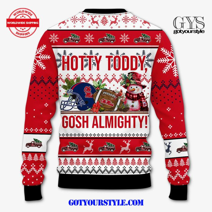Ole Miss Hotty Toddy Christmas Is Coming Sweater , Cozy Soft Unisex Pullover SW0601