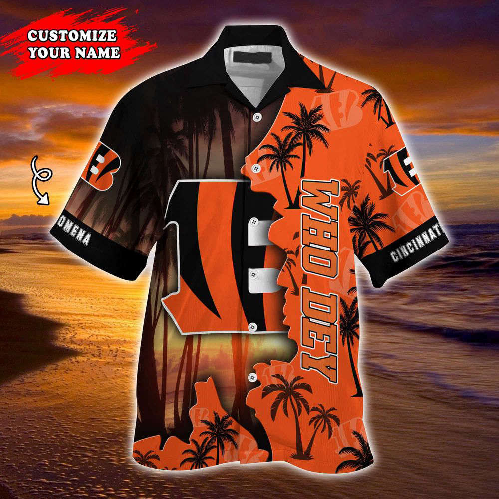 Cincinnati Bengals NFL-Customized Summer Hawaii Shirt For Sports Enthusiasts HW0601