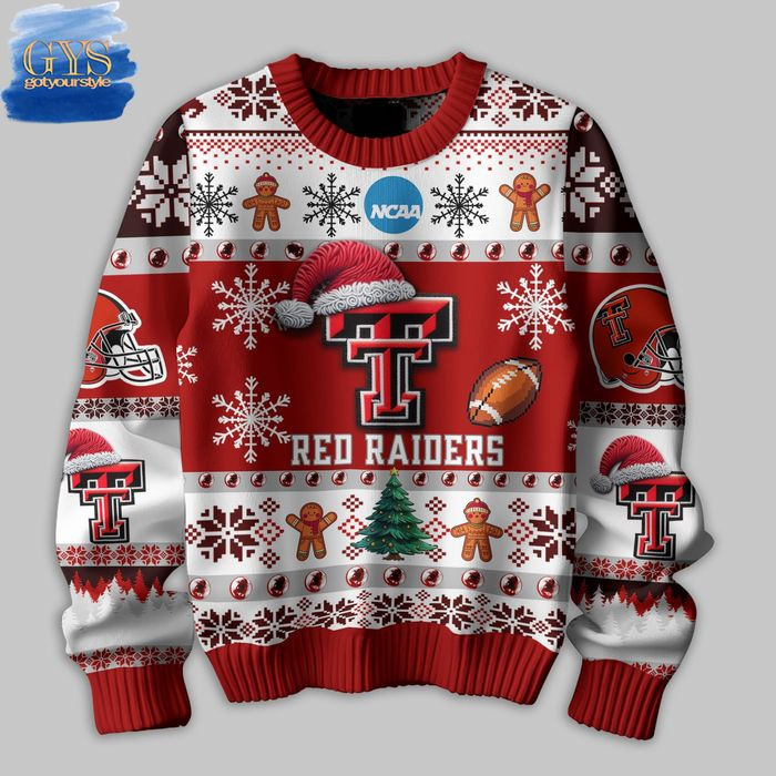 Texas Tech Red Raiders Not Like Us Ugly Christmas Sweater , Cozy Soft Unisex Pullover SW0601