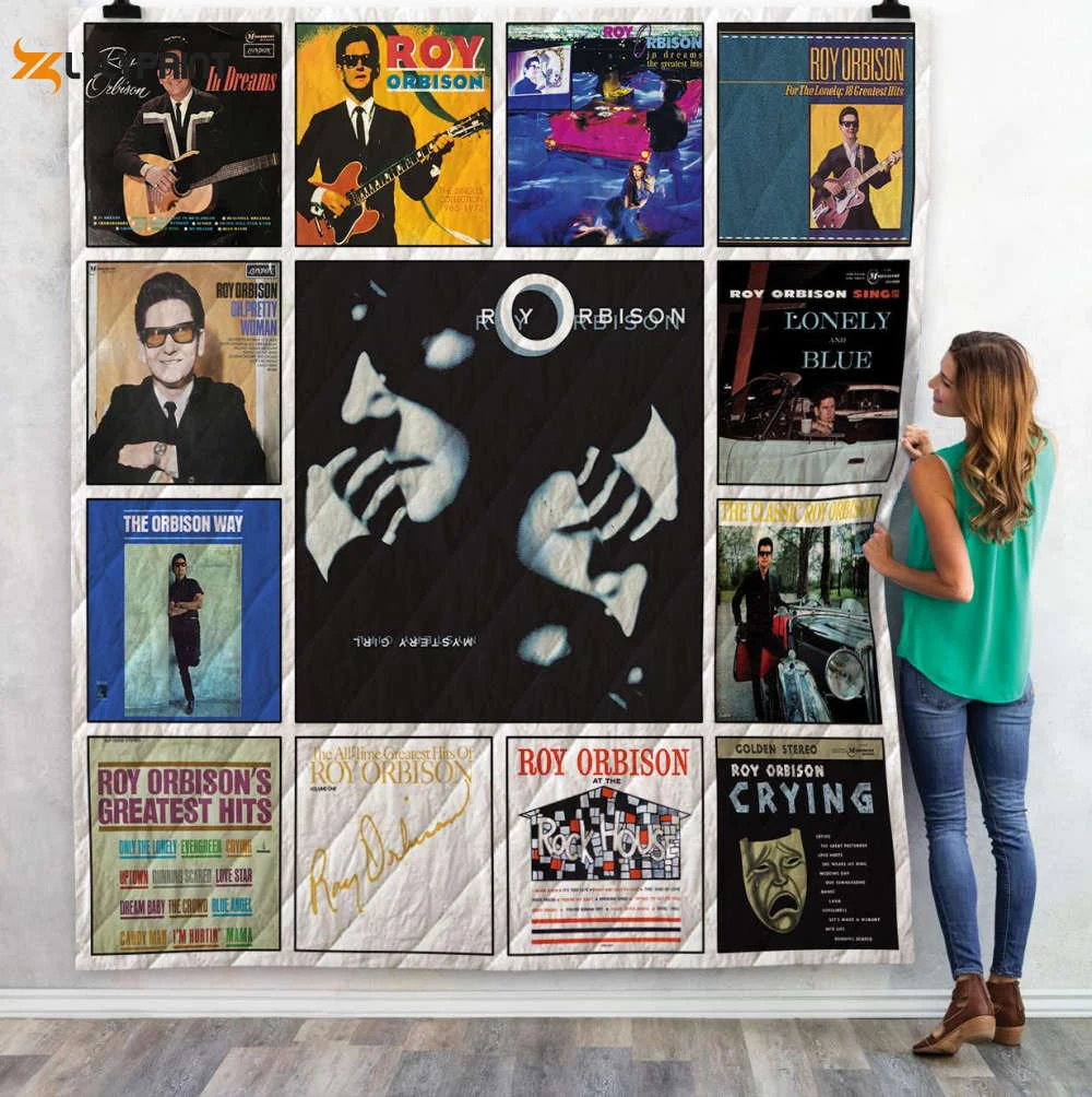 Roy Orbison Albums 3D Customized Quilt Blanket For Fans Home Decor Gift ,  Soft Quilt, King Size, All Season Cozy Quilt QB0901