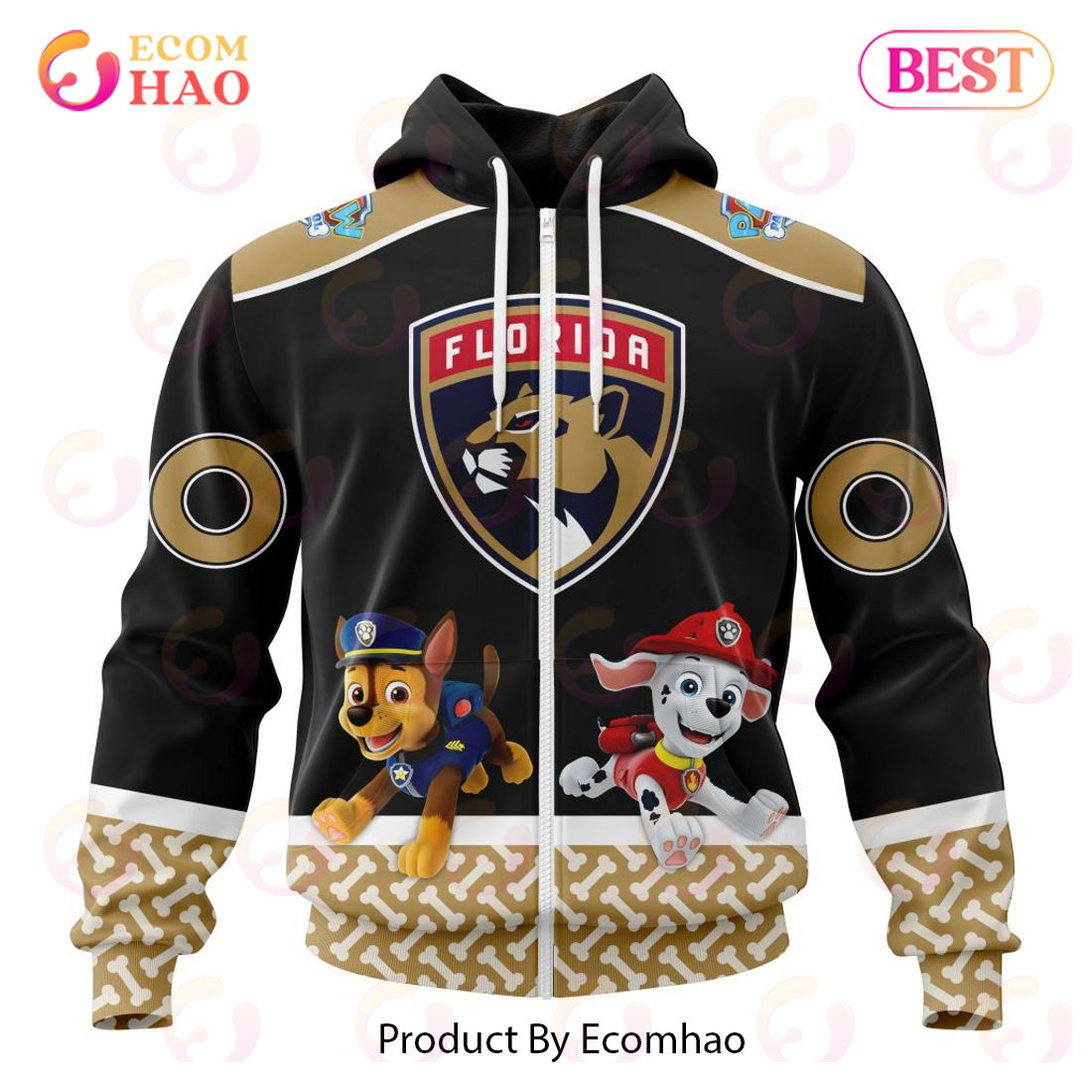 Florida Panthers Special Paw Patrol Design 3D Hoodie, Zip Hoodie, Man - Women, Warm, Premium Quality HZ0501