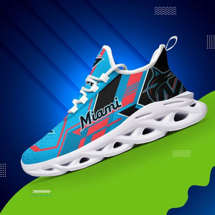 MLB Miami Marlins Max Soul Shoes V2 Unisex Women Men MS0601