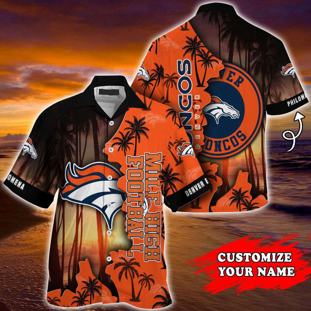 Denver Broncos NFL-Customized Summer Hawaii Shirt For Sports Enthusiasts HW0601