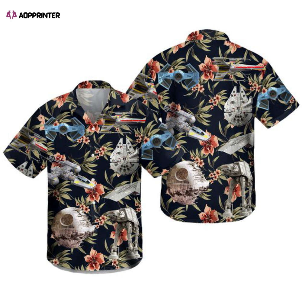Star Wars Hawaiian Button Down Shirt, Star Wars Gifts HW0601
