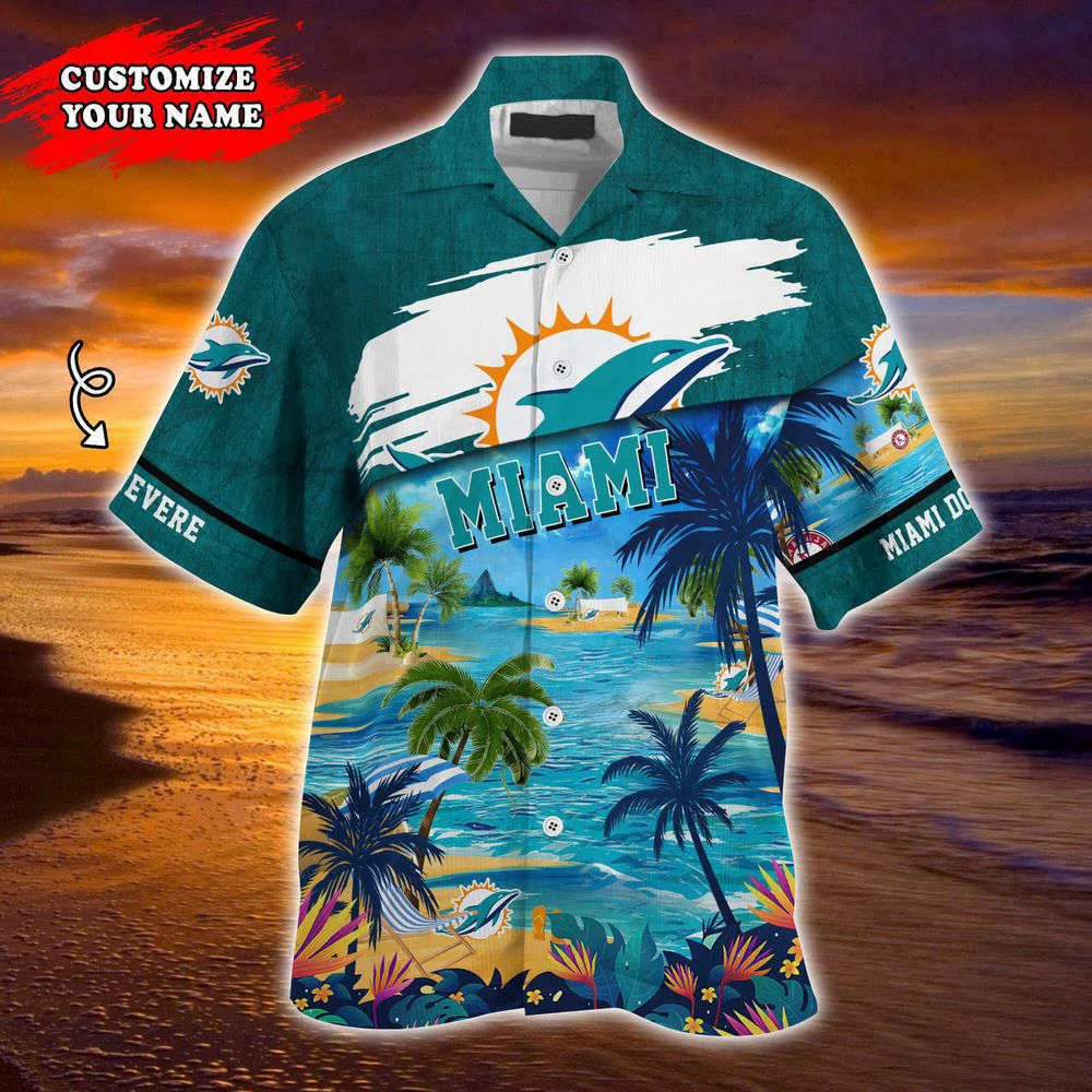 Miami Dolphins NFL-Customized Summer Hawaii Shirt For Sports Fans HW0601