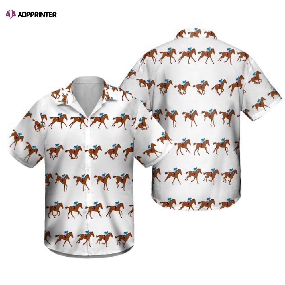 Kentucky Derby Horse Racing 3D Hawaiian Shirt Summer Hot 2023 HW0601