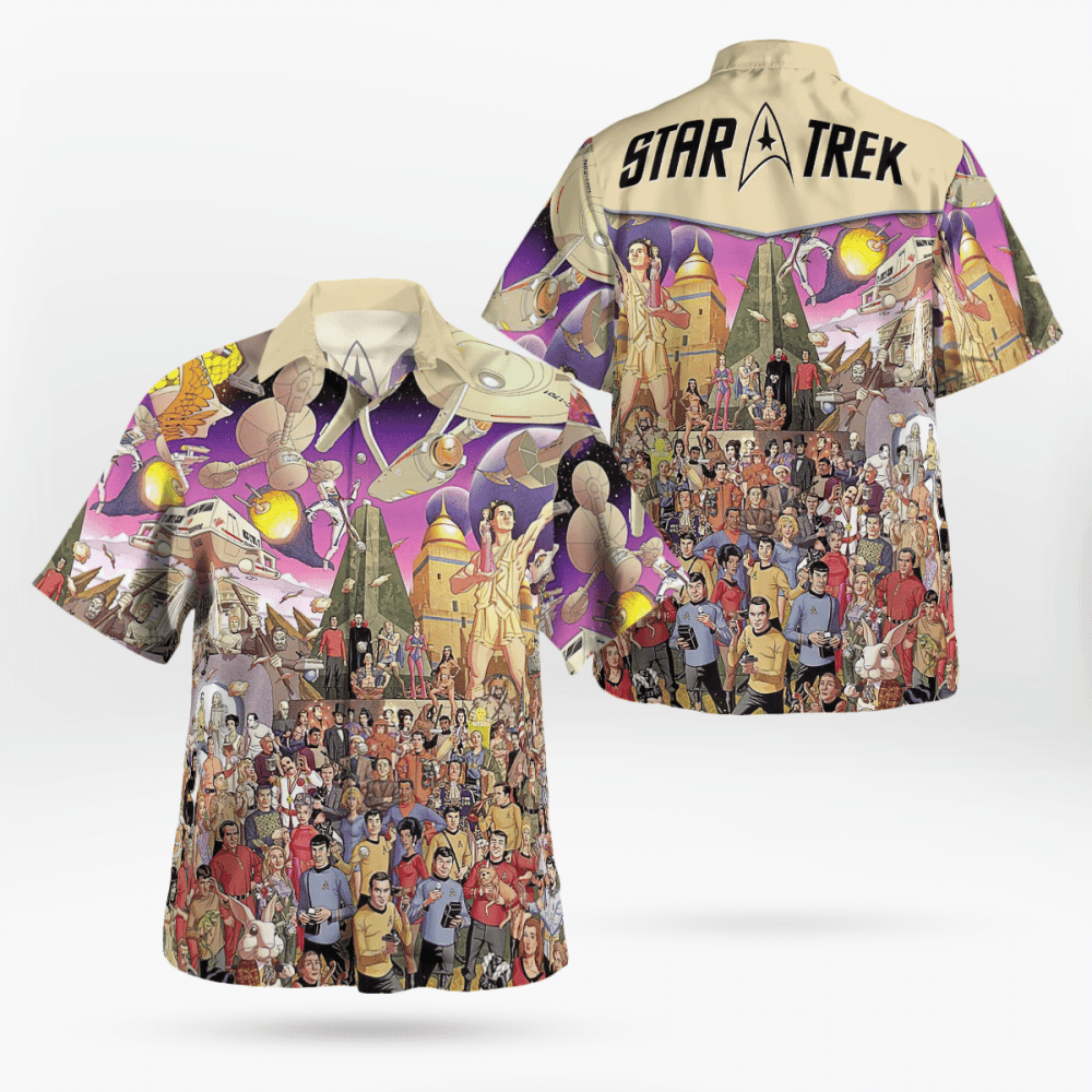 Star Trek The Original Series 50th Anniversary Comics Hawaii Shirt Summer 2023 Hot HW0601