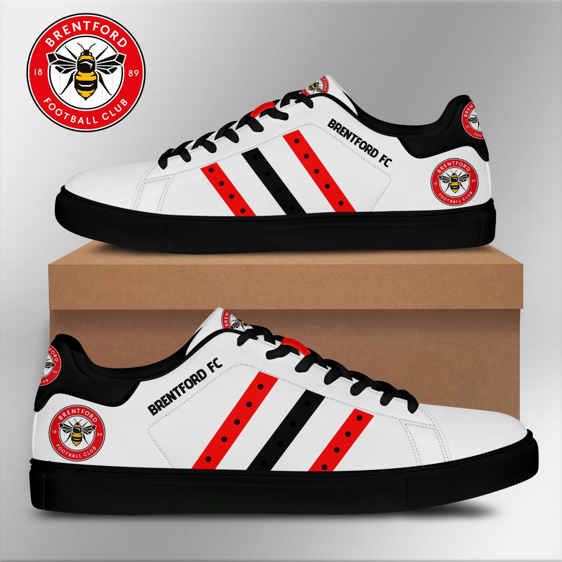 Brentford FC Special Style Stan Smith Shoes Men Women, Trendy Style Sneakers ST0801