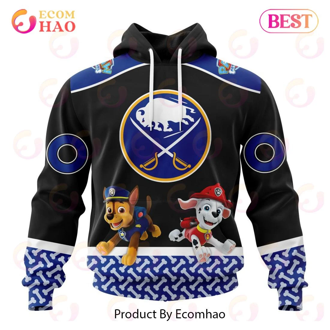 Buffalo Sabres Special Paw Patrol Design 3D Hoodie, Zip Hoodie, Man - Women, Warm, Premium Quality HZ0501