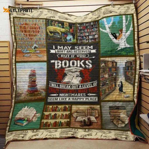 Book Nightmares 3D Customized Quilt Blanket For Fans Home Decor Gift ,  Soft Quilt, King Size, All Season Cozy Quilt QB0901