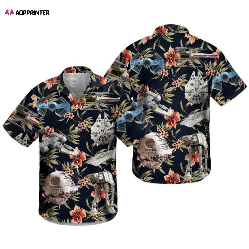 Star Wars Hawaiian Button Down Shirt, Star Wars Gifts HW0601
