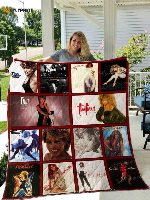 Tina Turner Quilt Blanket For Fans Home Decor Gift , Soft Quilt, King Size, All Season Cozy Quilt QB0901