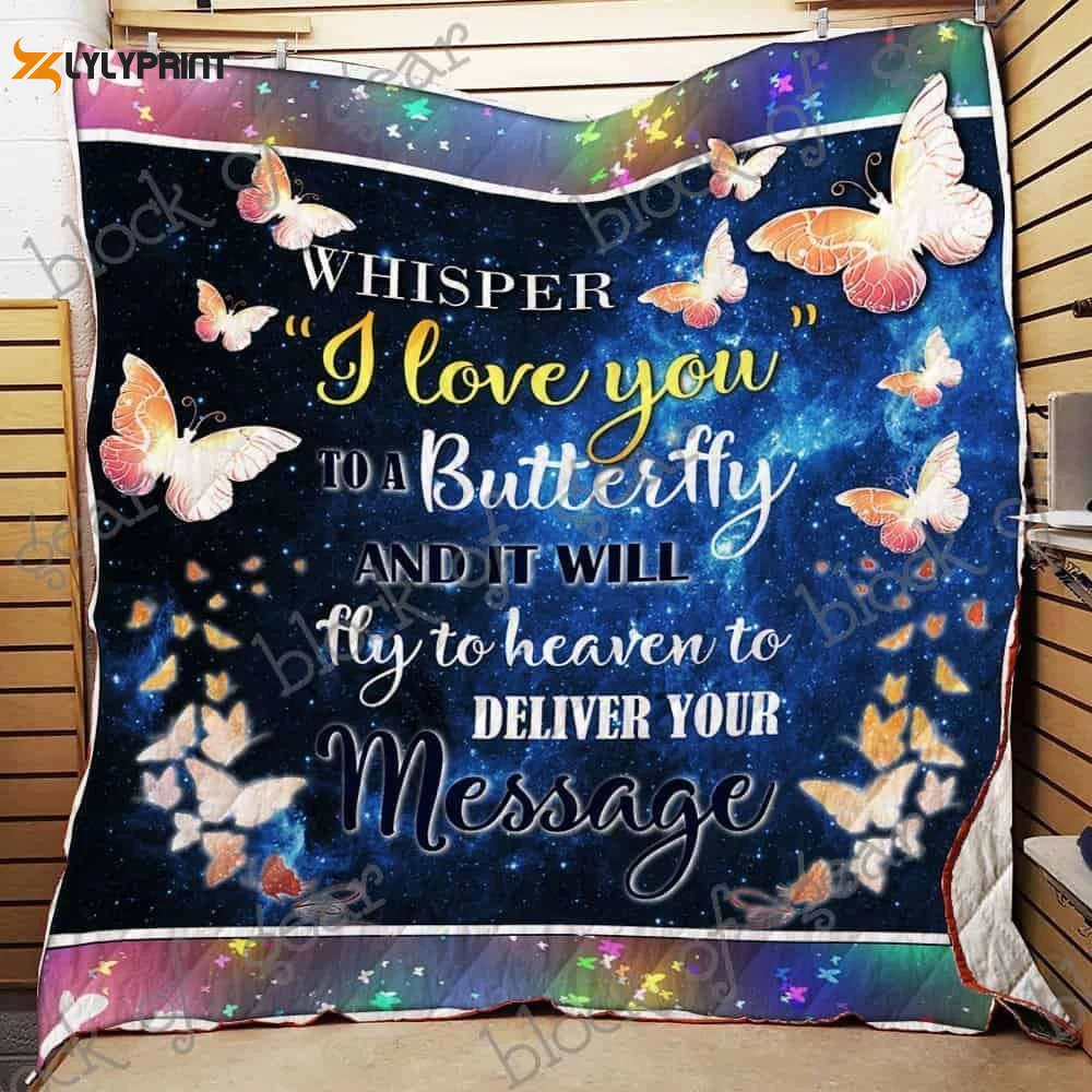 A Message To Heaven 3D Customized Quilt , Soft Quilt, King Size, All Season Cozy Quilt QB0901