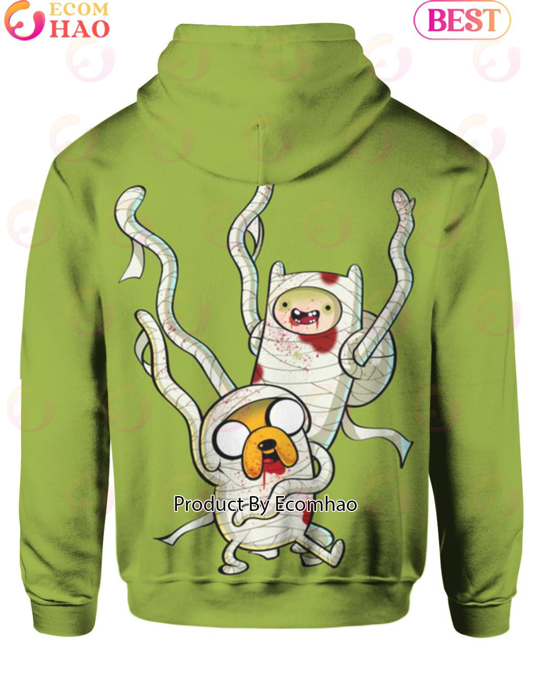 Adventure Time Hallowen Style Hoodie, Zip Hoodie, Man - Women, Warm, Premium Quality HZ0501