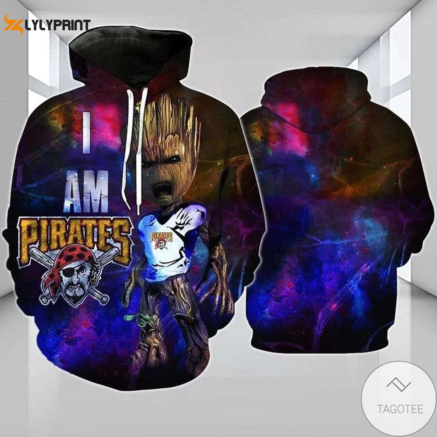 Pittsburgh Pirates I Am Groot Pullover Hoodie AOP Shirt – Unique Fan Gear HZ0501