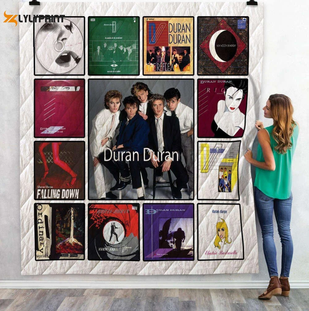 Duran Duran Singles Quilt Blanket For Fans Home Decor Gift ,  Soft Quilt, King Size, All Season Cozy Quilt QB0901