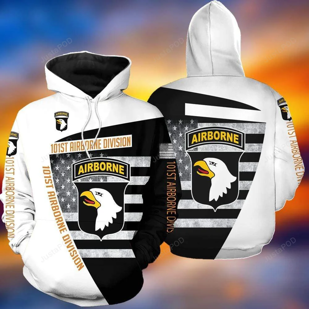 Airborne Eagle 3D All Print Hoodie, Zip- Up Hoodie HZ0501