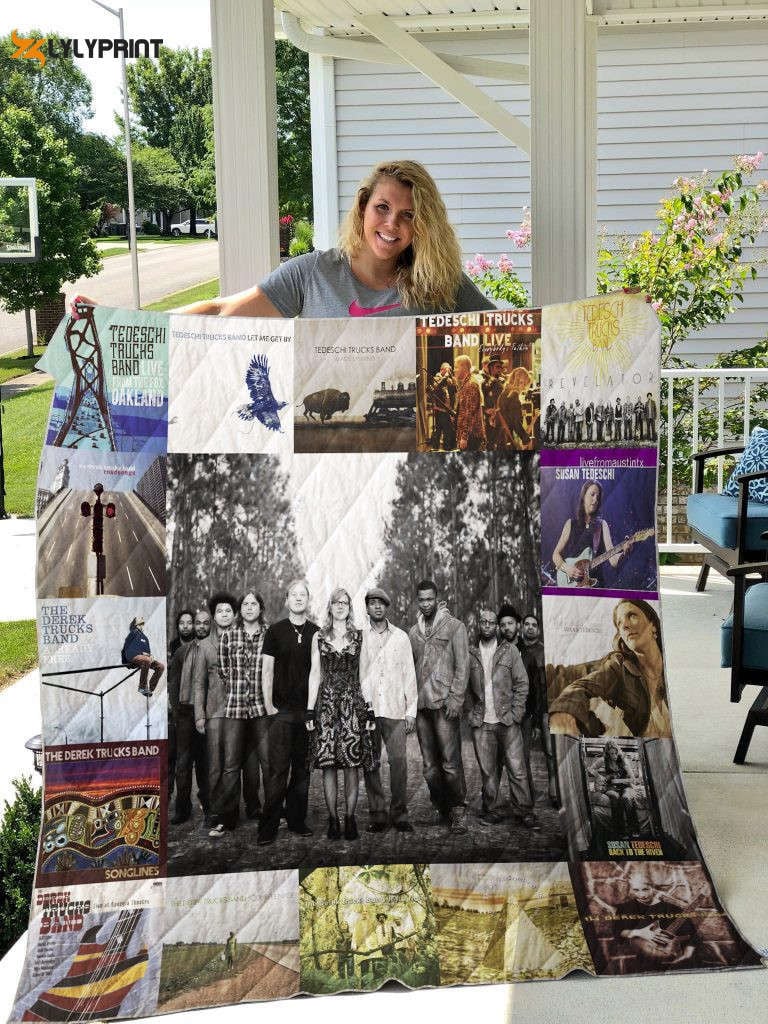 Tedeschi Trucks Band 3D Quilt Blanket For Fans Home Decor Gift ,  Soft Quilt, King Size, All Season Cozy Quilt QB0901