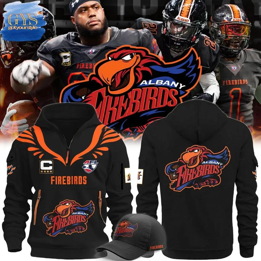 Albany Firebirds AFL Limited Edition Quarter Zip Hoodie QTZ0601