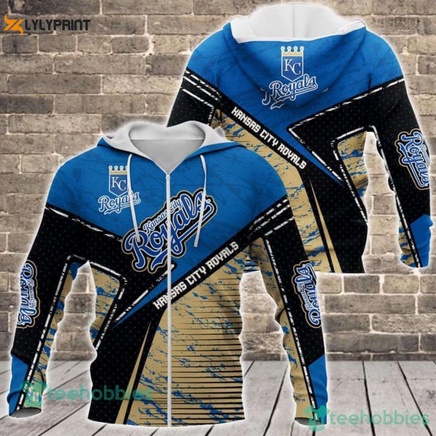 Kansas City Royals AOP Zip Hoodie – Stylish and Comfortable HZ0501