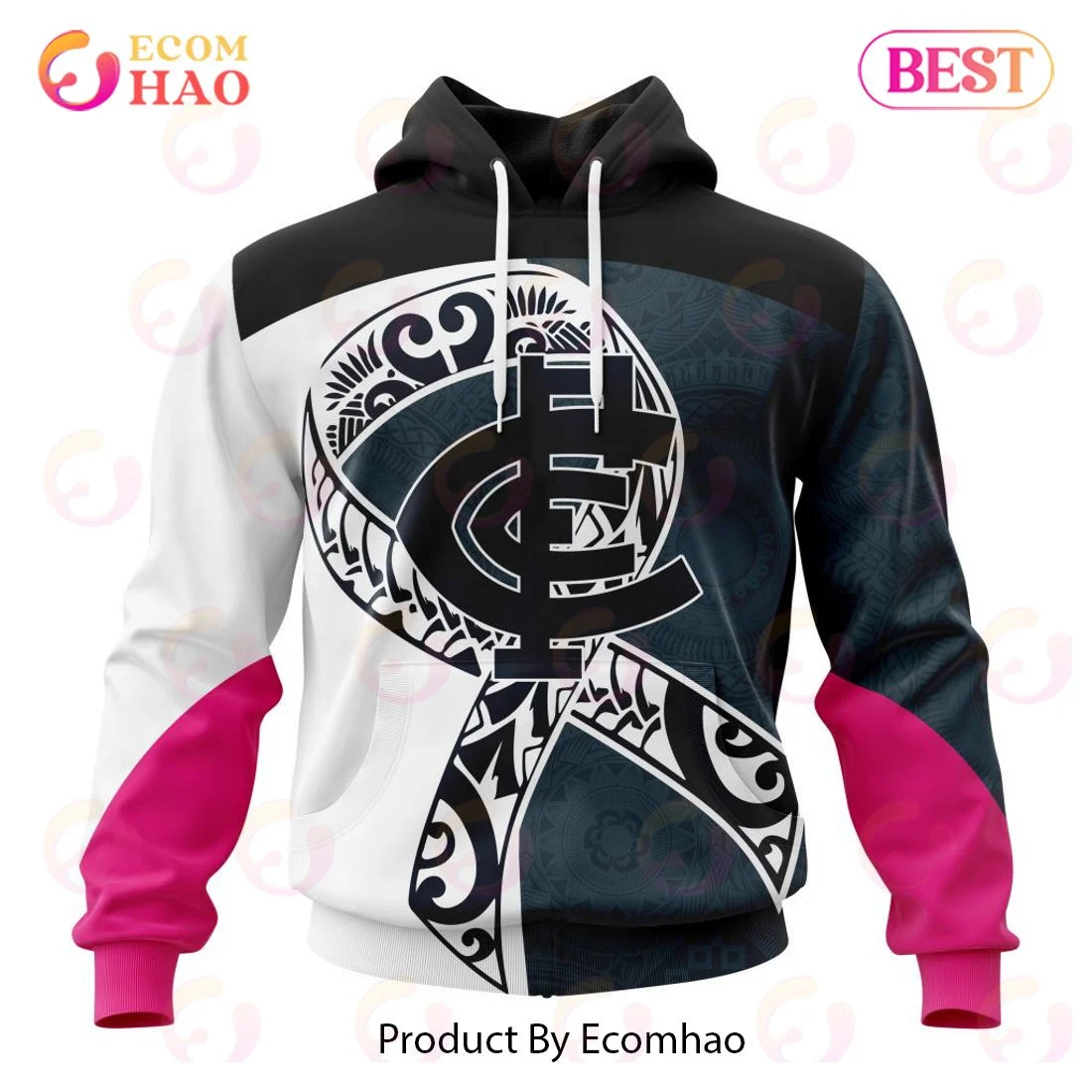 AFL Carlton Football Club Specialized Kits Samoa Fight Cancer 3D Hoodie, Zip Hoodie, Man - Women, Warm, Premium Quality HZ0501