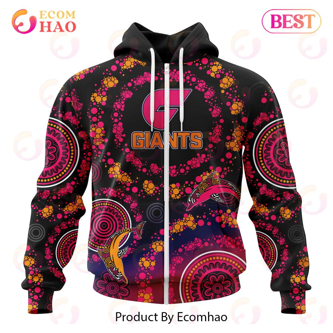 AFL Greater Western Sydney Giants Special Pink Breast Cancer Design 3D Hoodie, Zip Hoodie, Man - Women, Warm, Premium Quality HZ0501