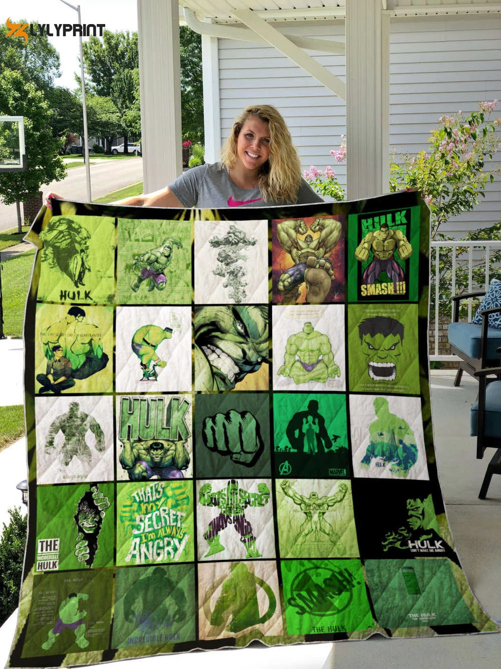 Hulk 2 Quilt Blanket For Fans Home Decor Gift , Soft Quilt, King Size, All Season Cozy Quilt QB0901