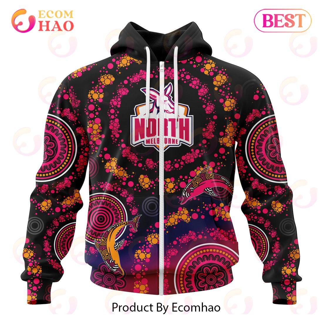 AFL North Melbourne Football Club Special Pink Breast Cancer Design 3D Hoodie, Zip Hoodie, Man - Women, Warm, Premium Quality HZ0501