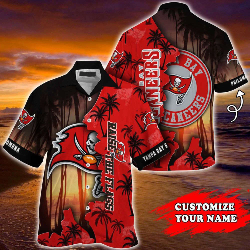 Tampa Bay Buccaneers NFL-Customized Summer Hawaii Shirt For Sports Enthusiasts HW0601