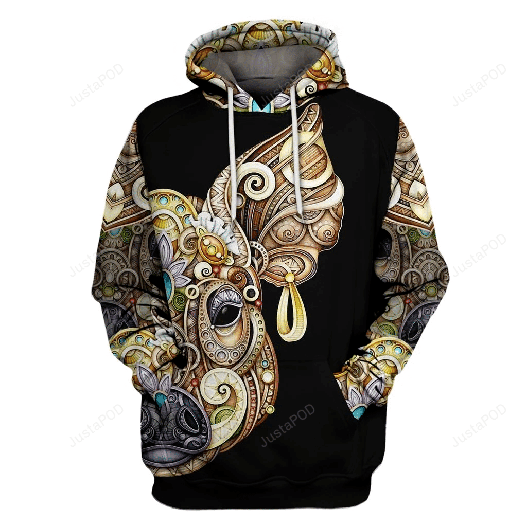 Pig Texture 3D All Over Printed Hoodie, Zip- Up Hoodie HZ0501