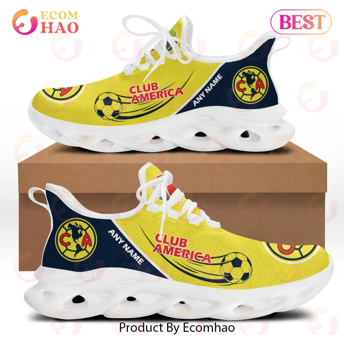 LIGA MX Club America Special Max Soul Shoes Design ST2301  Unisex sneakers MS0601