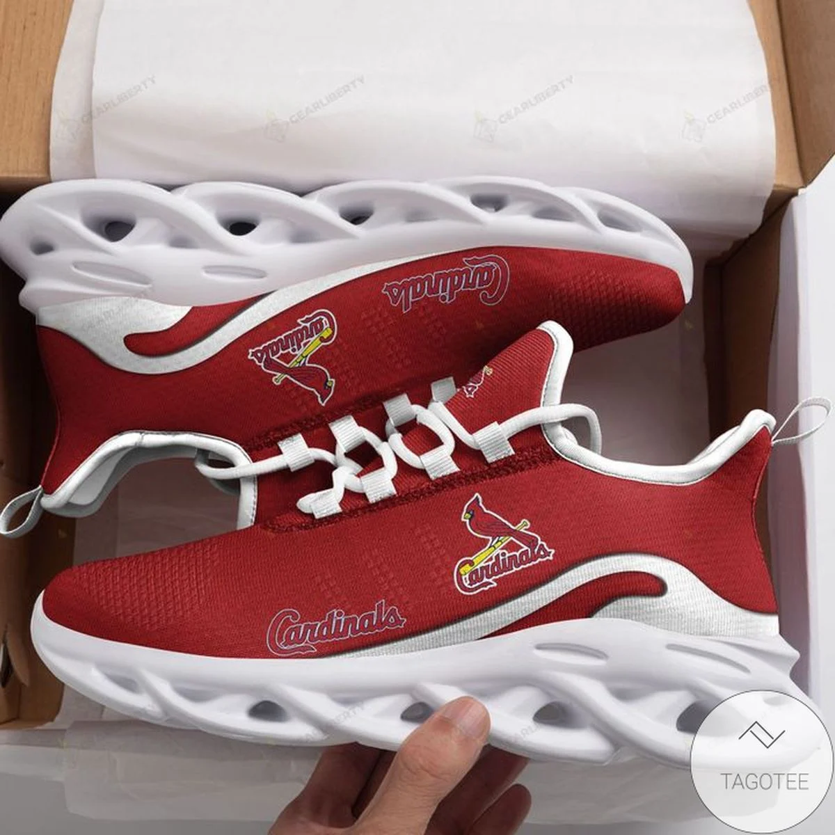 Custom MLB St. Louis Cardinals Max Soul Shoes V1 Store MS0601
