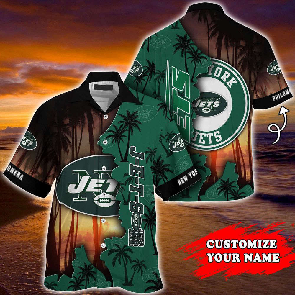 New York Jets NFL-Customized Summer Hawaii Shirt For Sports Enthusiasts HW0601