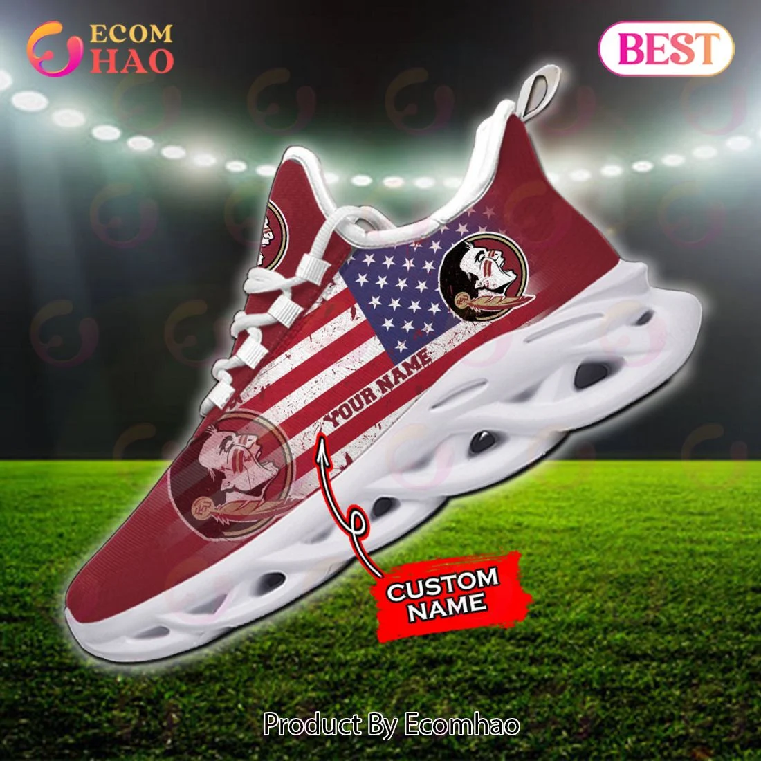 Florida State Seminoles Max Soul Shoes, Sneaker  Unisex sneakers MS0601