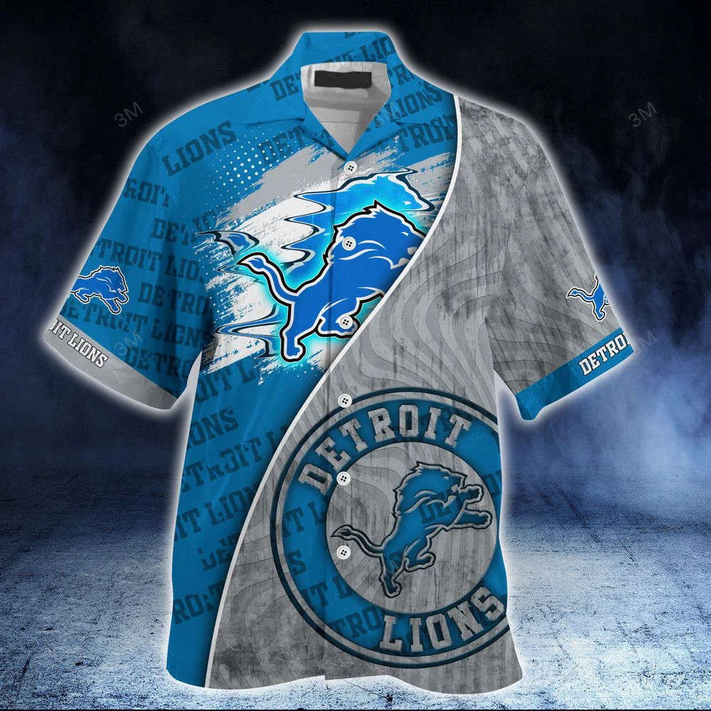Detroit Lions NFL-Summer Hawaii Shirt And Shorts New Trend For This Season HW0601