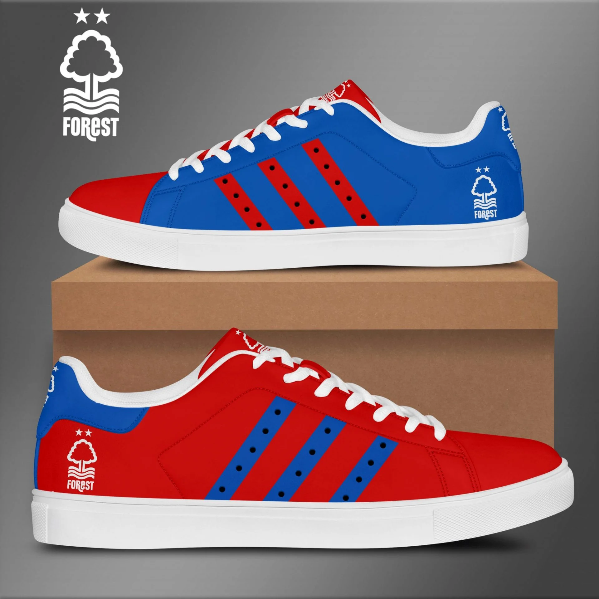 Nottingham Forest FC Special Style Stan Smith Shoes Women Men, Trendy Style Sneakers ST0801