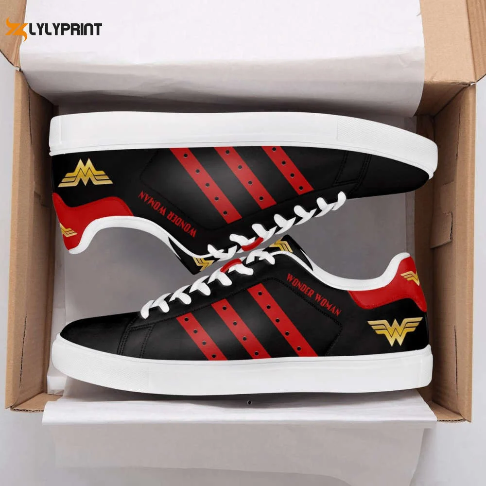 Wonder Woman Skate Shoes For Men Women Fans Gift  ST0801