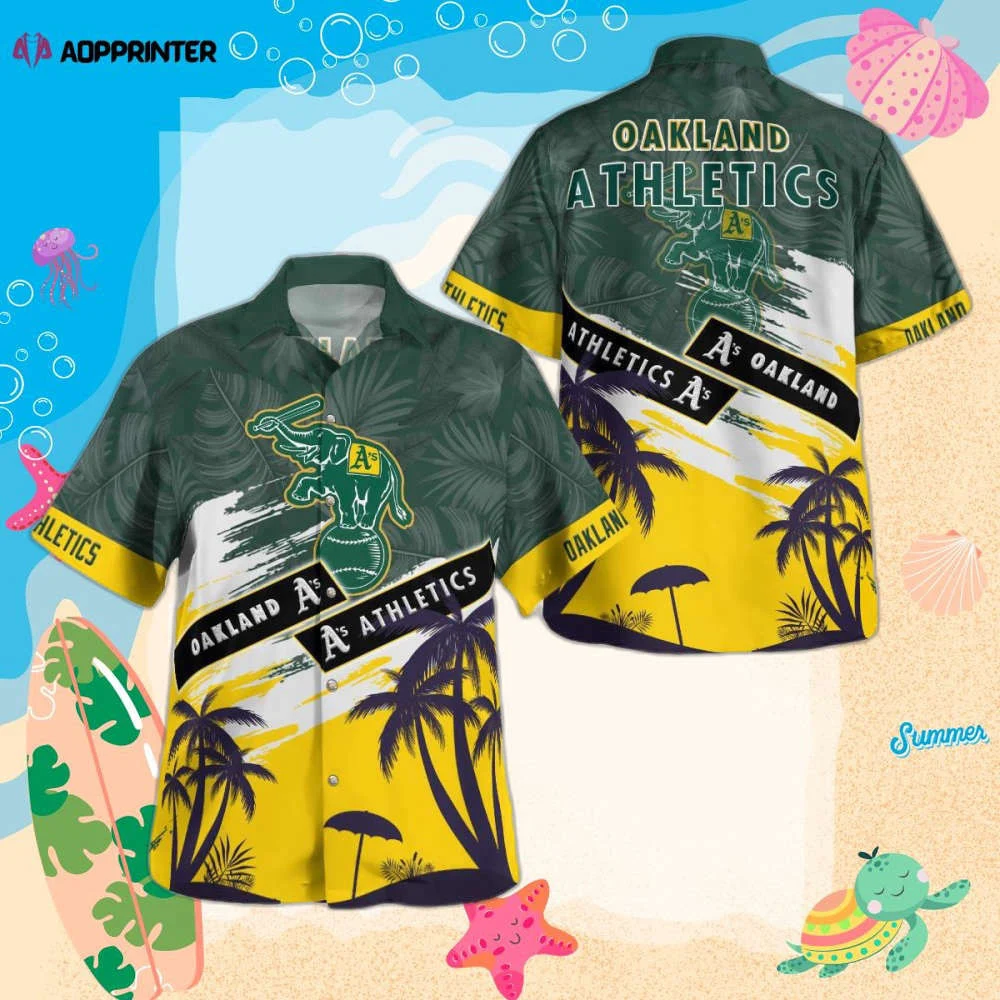 Oakland Athletics Tropical Vintage Hawaii Shirt Summer 2023 Hot HW0601