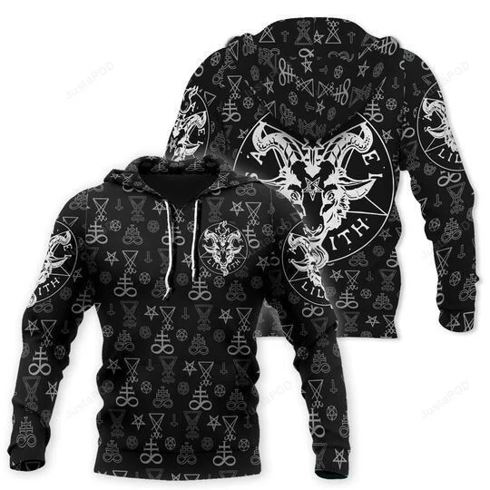 Samael Sport Satanic Black 3D All Over Print Hoodie, Zip-up Hoodie HZ0501