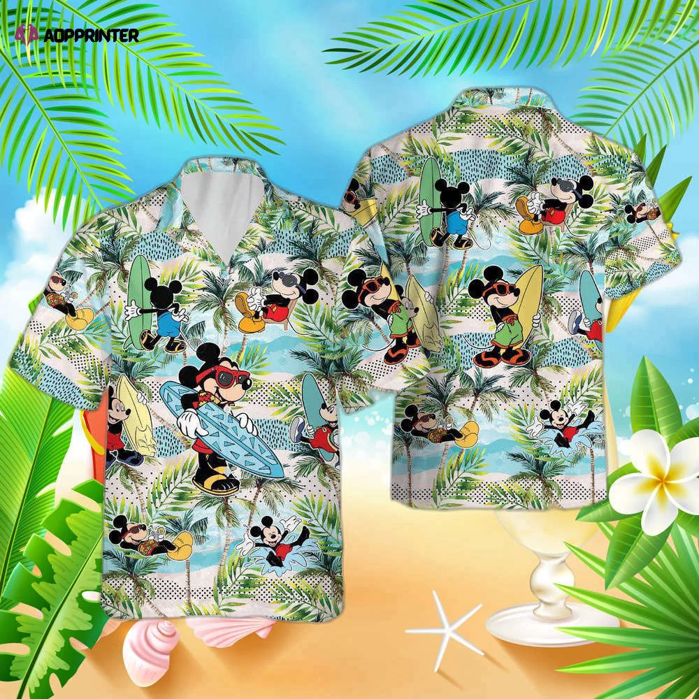 Disney Beach Mickey Hawaiian Shirt, For Men Women, Mickey HW0601