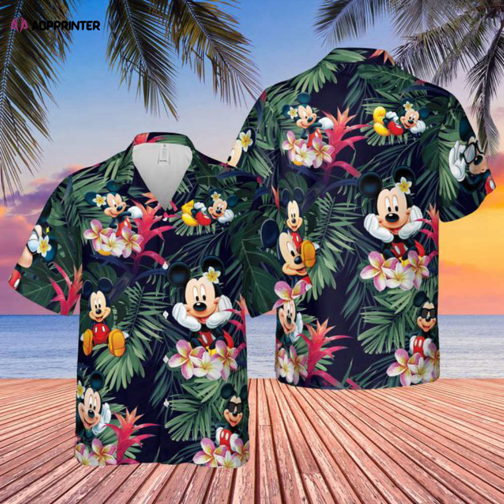 Disney Trip Gift – Mickey Mouse Hawaiian Shirt Summer Button Up, Summer Trip Family Hawaiian Shirt HW0601