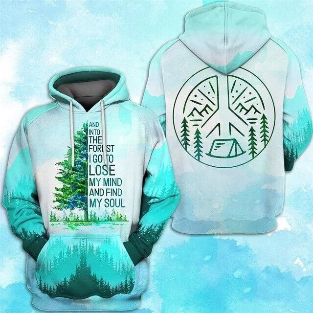 Lose My Mind And Find My Soul Camping 3D All Over Printed Hoodie, Zip- Up Hoodie HZ0501