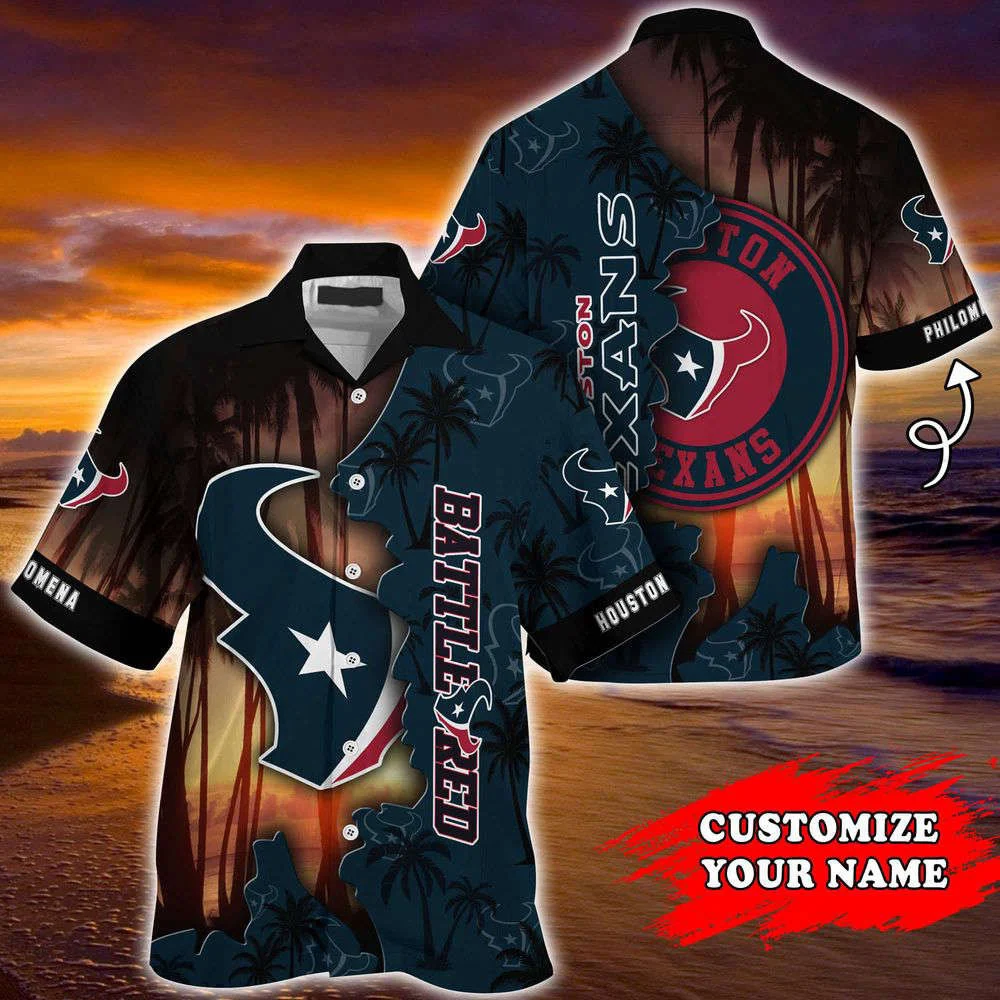 Houston Texans NFL-Customized Summer Hawaii Shirt For Sports Enthusiasts HW0601