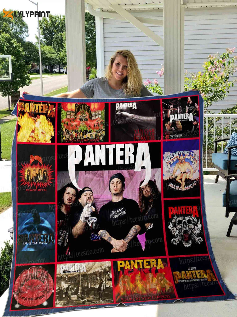 Pantera Quilt Blanket For Fans Home Decor Gift , Soft Quilt, King Size, All Season Cozy Quilt QB0901