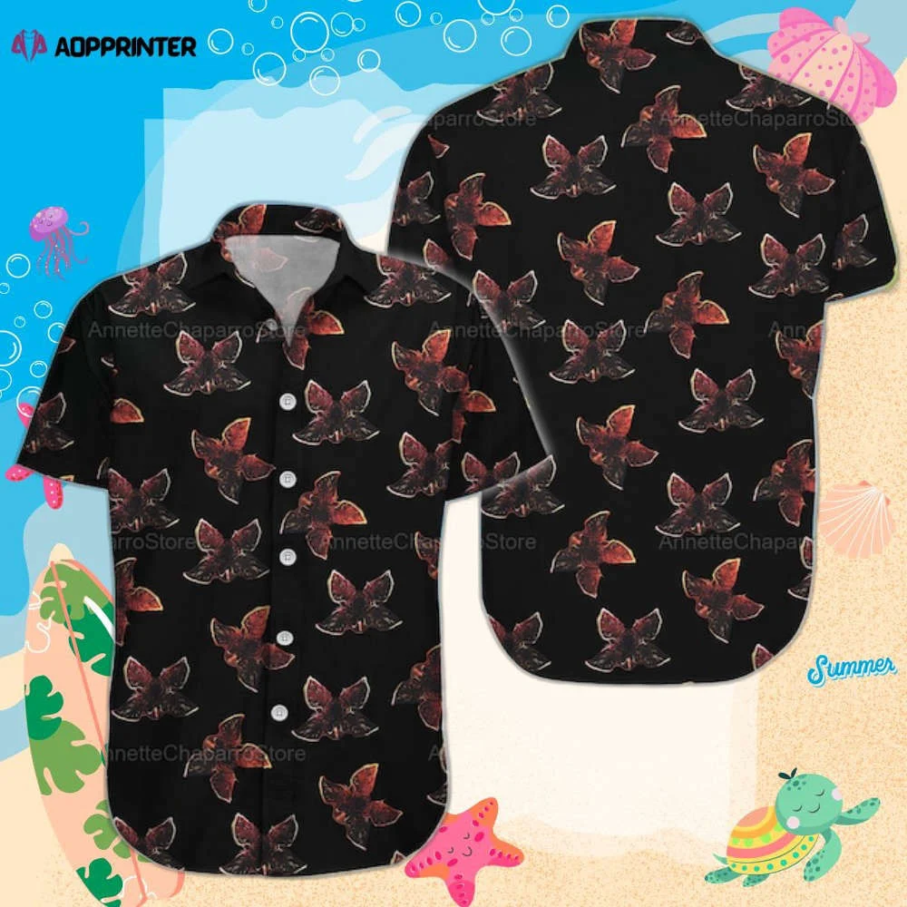 Stranger Things Hawaiian Shirt Summer Trending, Summer Stranger Things Button Shirt HW0601