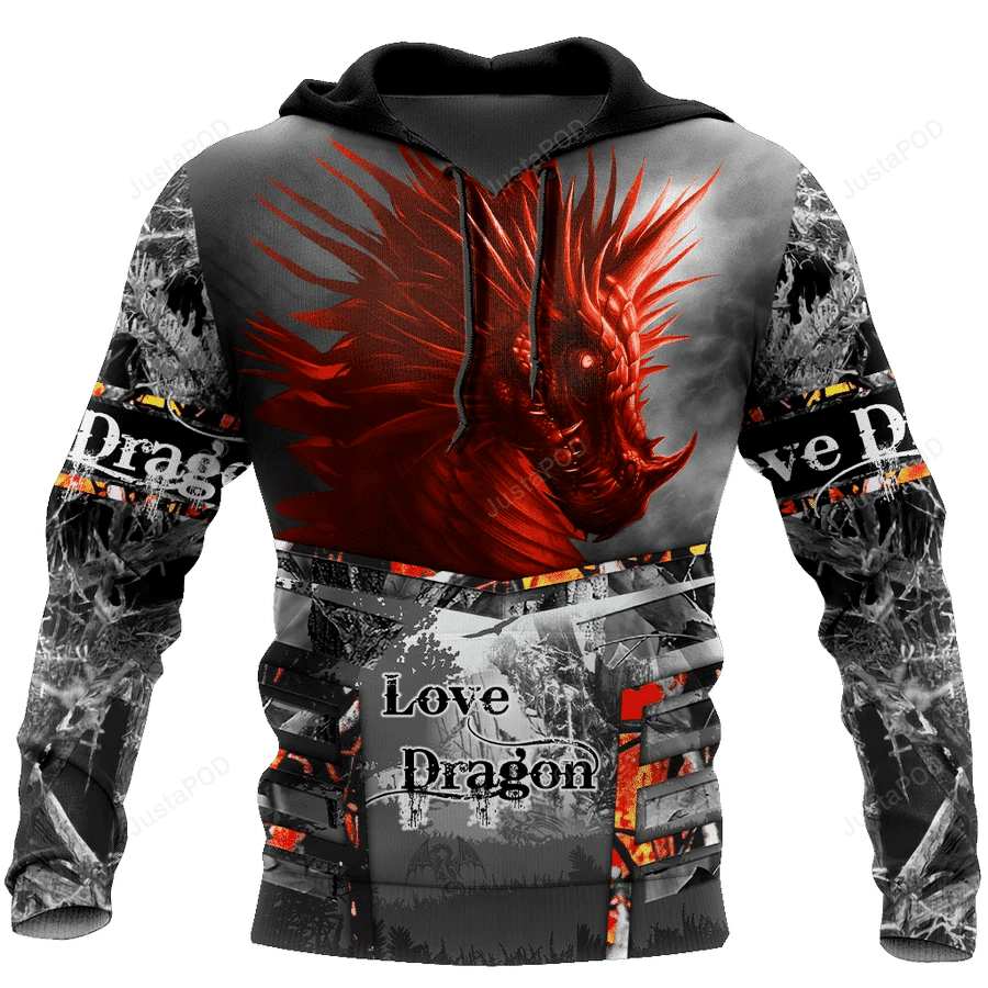 Dungeon Dragon 3D All Over Printed Hoodie, Zip- Up Hoodie HZ0501