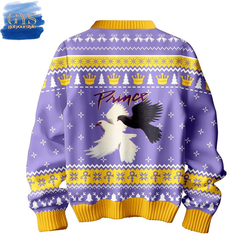 Prince Purple Limited Christmas Ugly Sweater , Cozy Soft Unisex Pullover SW0601
