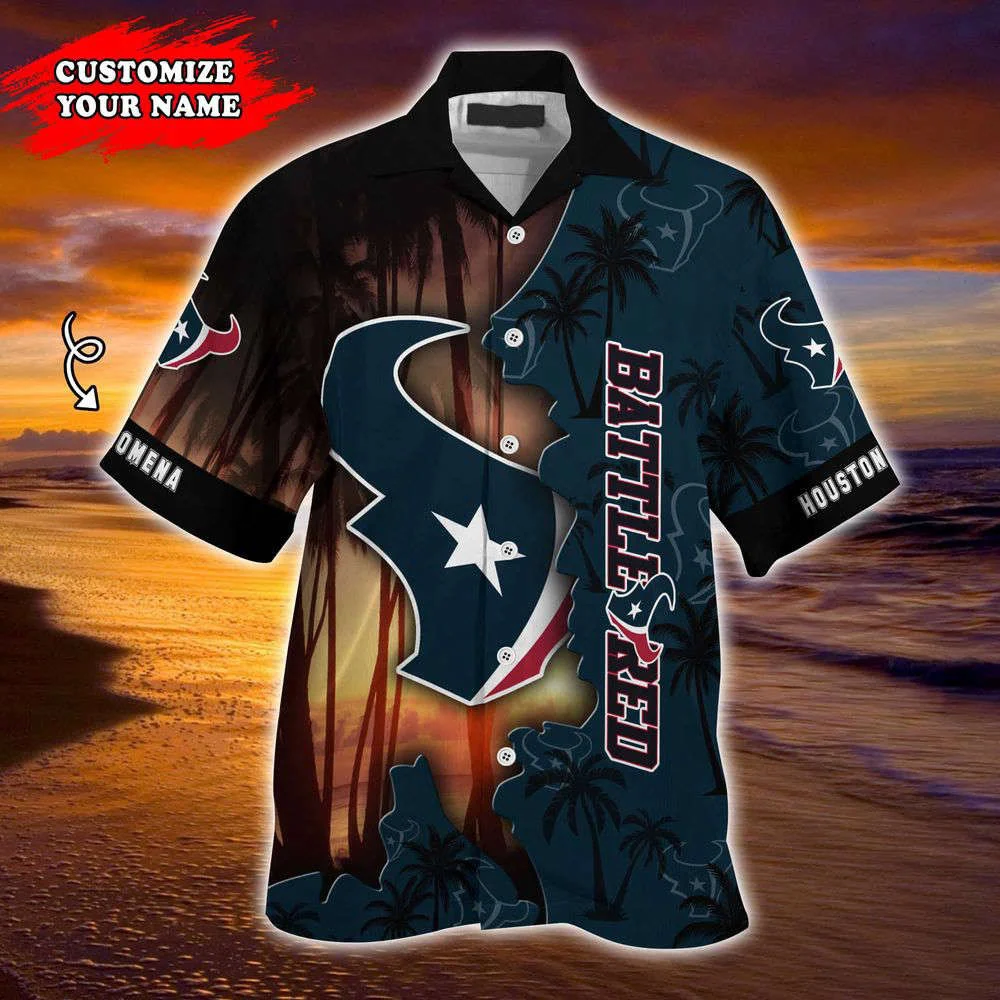 Houston Texans NFL-Customized Summer Hawaii Shirt For Sports Enthusiasts HW0601