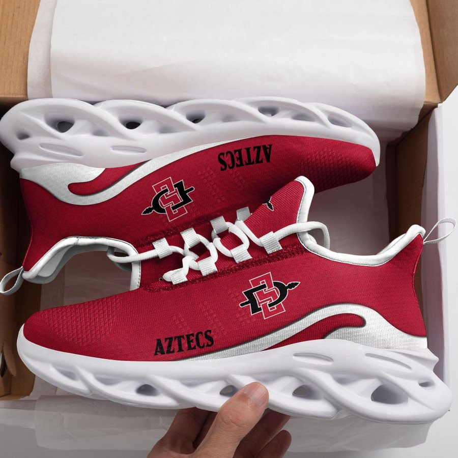 NCAA San Diego State Aztecs Red Max Soul Shoes Custom for Men Women MS0601