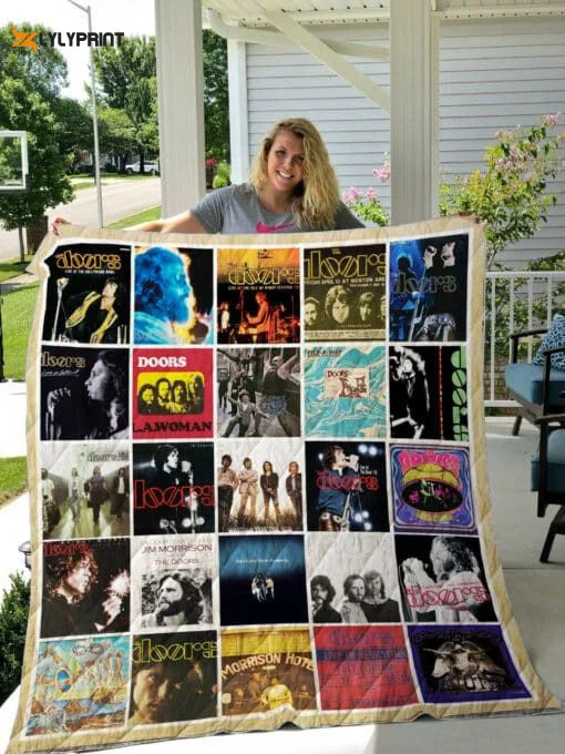 The Doors 3 Quilt Blanket For Fans Home Decor Gift , Soft Quilt, King Size, All Season Cozy Quilt QB0901